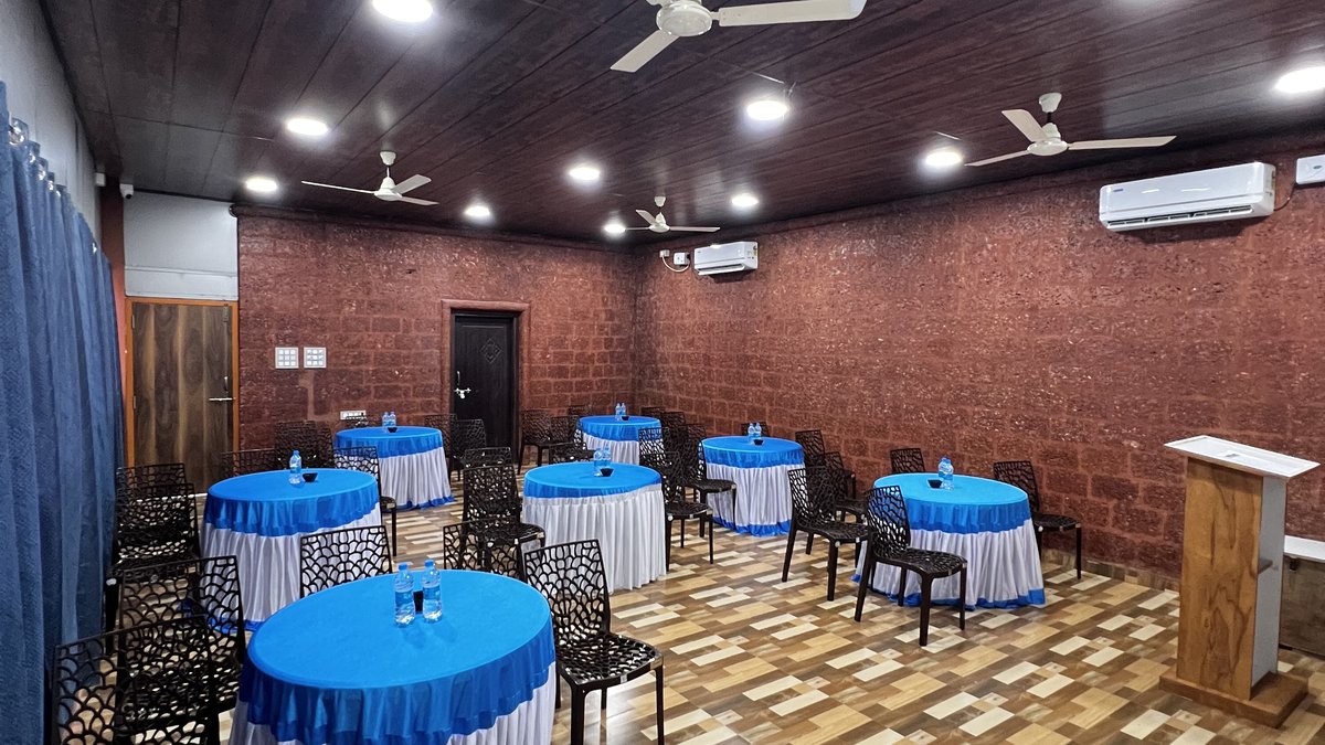 Conference Hall seating setup Aashrayam Hotels Karnataka